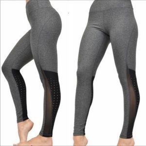 Central Park Sport Leggings Mesh & Perforated Legs